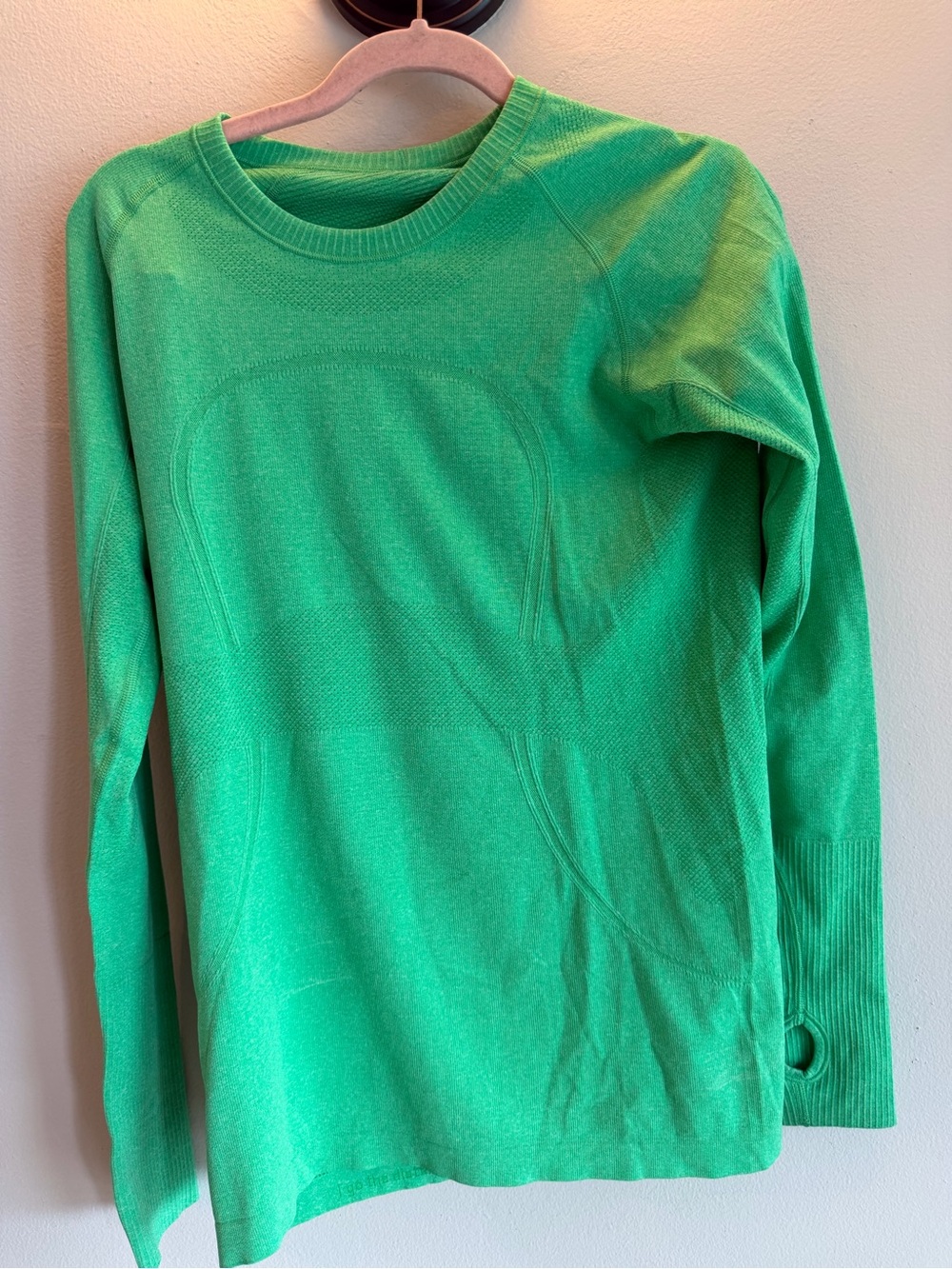 Lululemon Swiftly Tech Long Sleeve Shirt 2.0 Bright Green Size 10